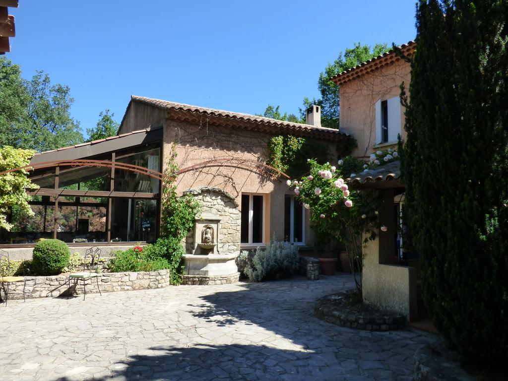Hotel Lou Caleu Restaurant Le Rocher Des Abeilles Saint-Martin-de-Castillon ภายนอก รูปภาพ